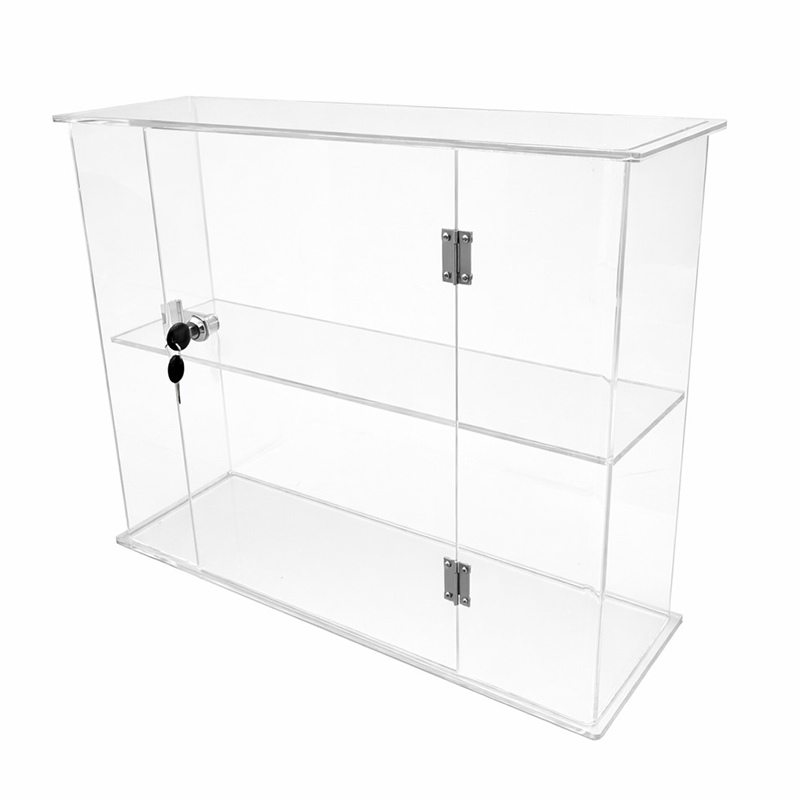 Vitrina plexic cu un raft si yala SVE 6