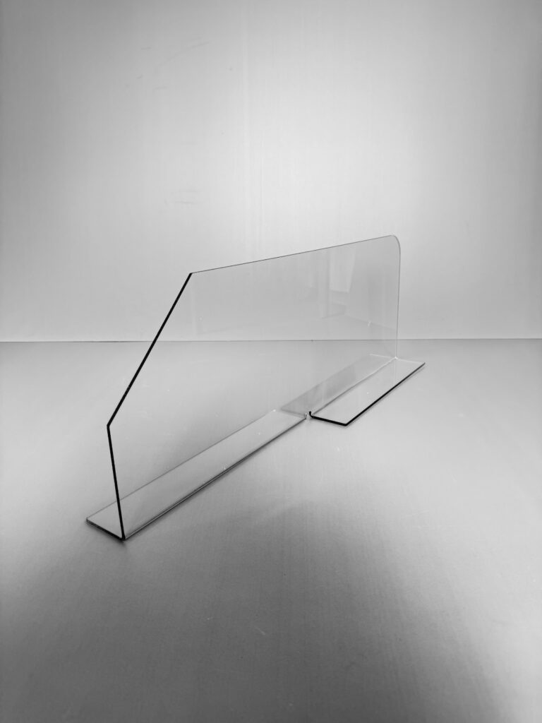 Separator vitrina LxH 700×250 mm-pleximet-1