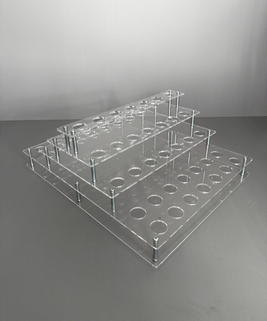 Stand Acrilic pentru 63 Pahare Shot pentru Cocktail Bar pleximet-2