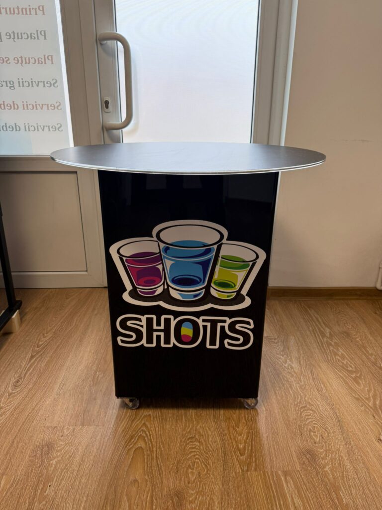 Masa pentru tort shoturi-pleximet